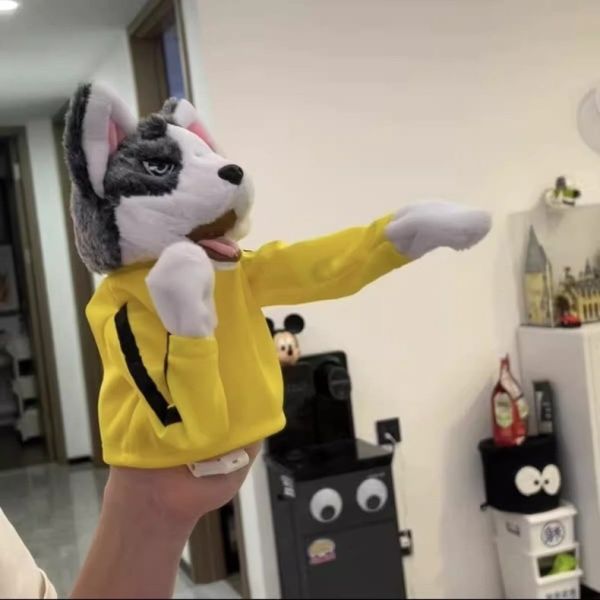 【史派克工廠】結單預購免運24年9月 拳擊 哈士奇 李小犬 互動手偶 0820 拳擊 哈士奇 李小犬 互動手偶