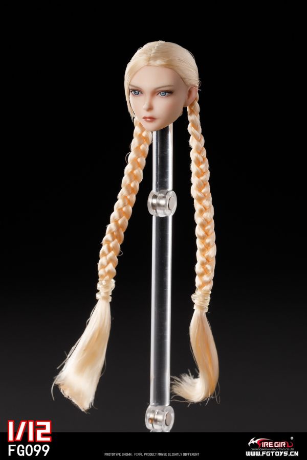 【史派克工廠】結單 23年Q4預購 Fire Girl Toys 1/12 格鬥少女嘉米 頭雕 FG099 0831 Fire Girl Toys 1/12 格鬥少女嘉米 頭雕