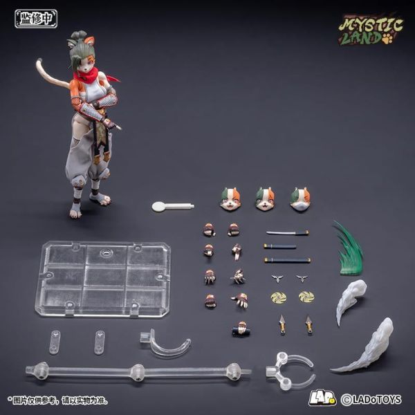 【史派克工廠】預購免運Q1 LADoTOYS 1/12 ERA-006 冒險小隊 三花貓娘 托尼婭 忍者樣式 0623 LADoTOYS 1/12 ERA-006 冒險小隊 三花貓娘 托尼婭 忍者樣式