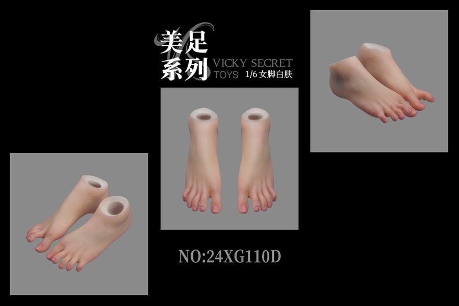 【史派克工廠】結單25年Q2 VSTOYS 1/6 美女腳型 24XG110白膚 24XG111麥色 4對 0113 VSTOYS 1/6 美女腳型 24XG110白膚 24XG111麥色 4對