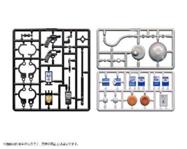 【史派克工廠】結單25年10月 M.I.C Puri-Pla 1/12 公仔用小道具 刑警小物 0704 M.I.C Puri-Pla 1/12 公仔用小道具 刑警小物