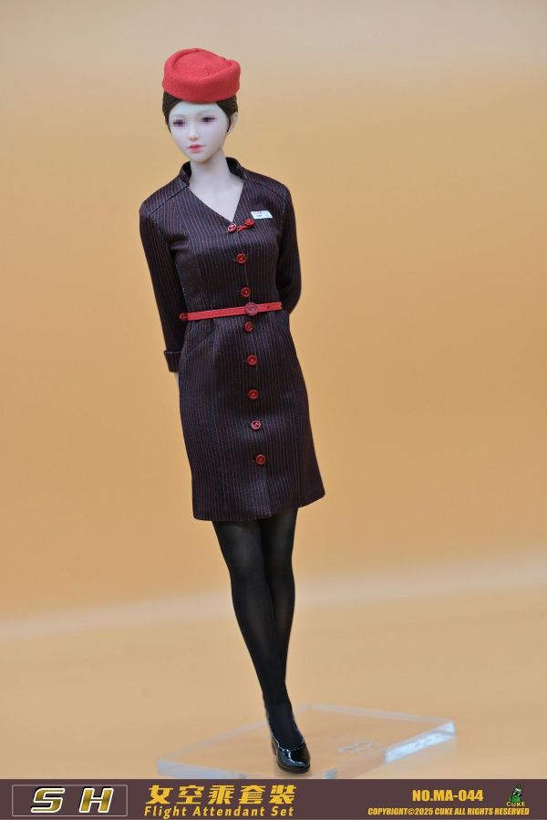 【史派克工廠】結單免運25年10月CUKE TOYS 1/6 SH航空姐服飾套裝 MA-044 0905 CUKE TOYS 1/6 SH航空姐服飾套裝 MA-044