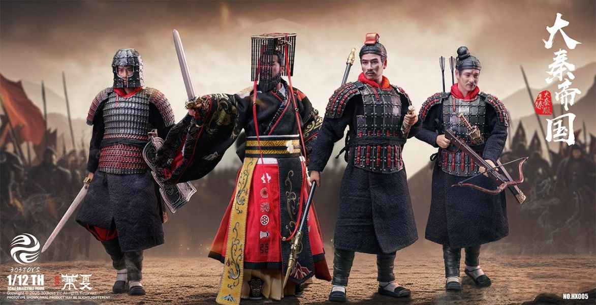 【史派克工廠】結單免運25年Q4 303TOYS 1/12 掌上華夏 大秦帝國 至臻大套盒 HX005 0704 303TOYS 1/12 掌上華夏 大秦帝國 至臻大套盒 HX005