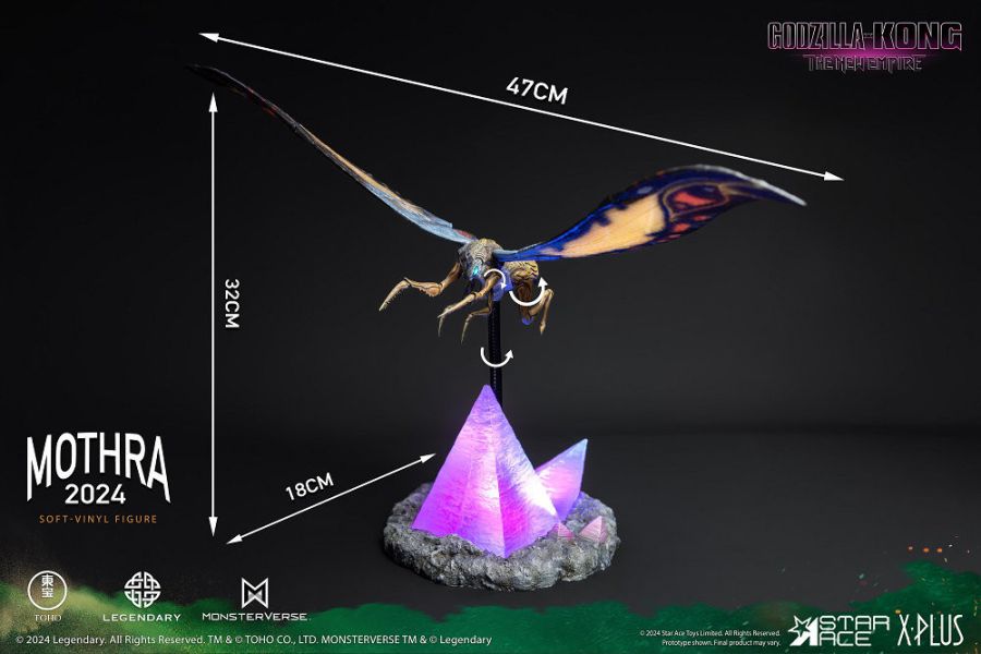 【史派克工廠】結單免運25年Q3 STAR ACE 哥吉拉與金剛 新帝國 摩斯拉 雕像 豪華版 SA6059 0123 STAR ACE 哥吉拉與金剛 新帝國 摩斯拉 雕像 豪華版 SA6059