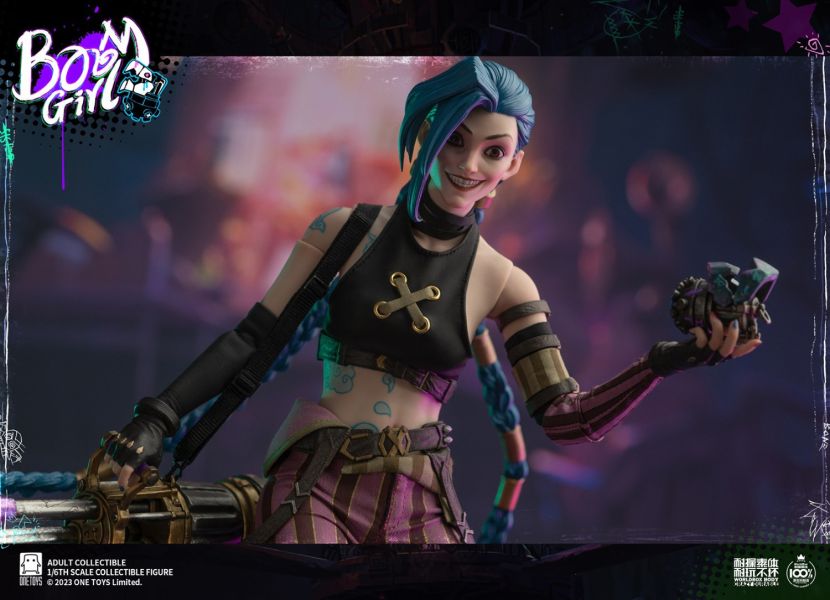 【史派克工廠】結單 預購免運Q1 Onetoys 1/6 英雄聯盟 奧術 吉茵珂絲 OT020普通 &OT021豪華 1013 Onetoys 1/6 英雄聯盟 奧術 吉茵珂絲 OT020普通 &OT021豪華