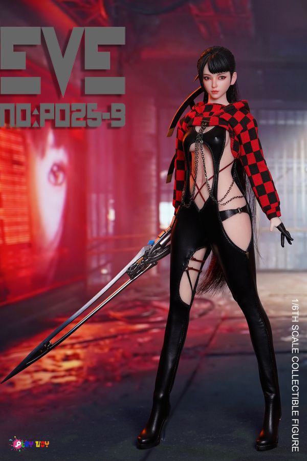 【史派克工廠】結單預購免運25年Q2 PLAY TOY 1/6 劍星 騰空小隊 EVE 可動人偶 P025B 0925 PLAY TOY 1/6 劍星 騰空小隊 EVE 可動人偶 P025B