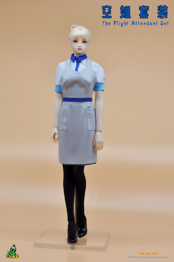 【史派克工廠】結單預購免運24年Q4 CUKE TOYS 1/6 A航空姐服飾套裝 MA-025 0725 CUKE TOYS 1/6 A航空姐服飾套裝 MA-025