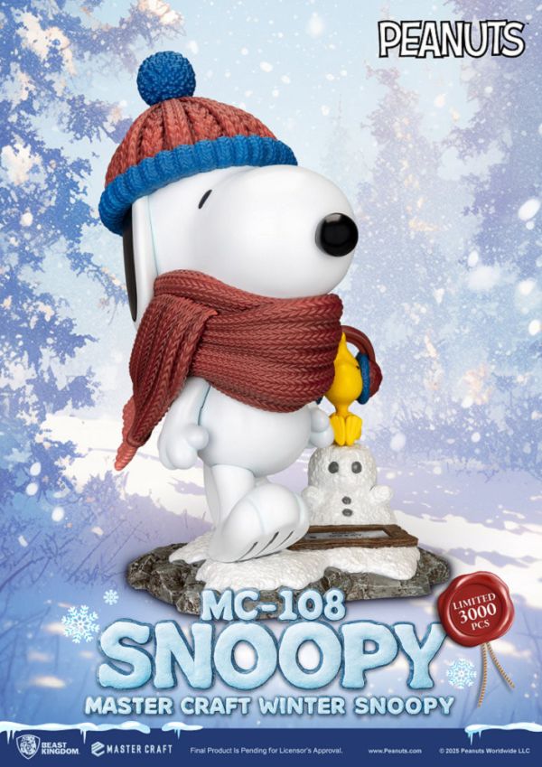 【史派克工廠】結單免運25年Q4 MC-108 史努比 極匠系列 冬天史努比 0813 MC-108 史努比 極匠系列 冬天史努比