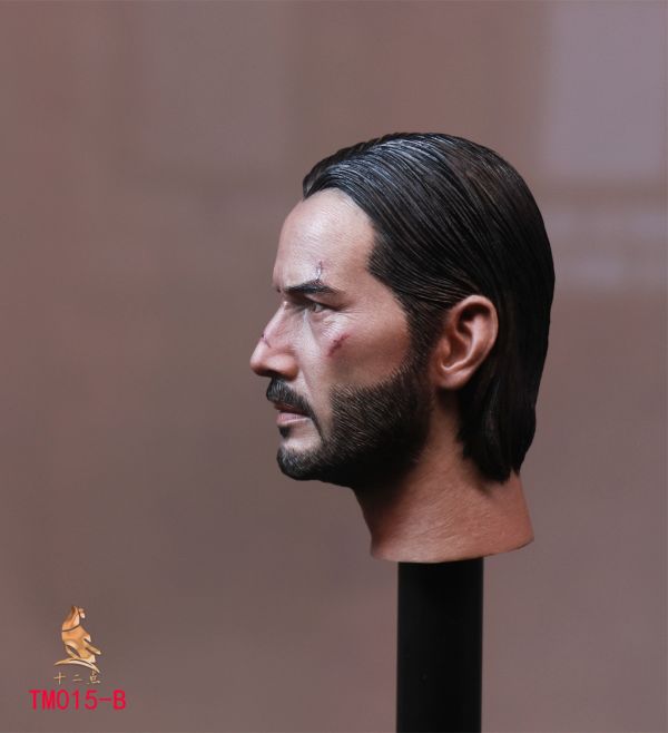 【史派克工廠】結單 預購10月 十二點 1/6 歐美硬漢頭雕4 捍衛任務4 基努李維 頭雕 TM015-AB 共2款 0811 十二點 1/6 歐美硬漢頭雕4 捍衛任務4 基努李維 頭雕 TM015-AB 共2款