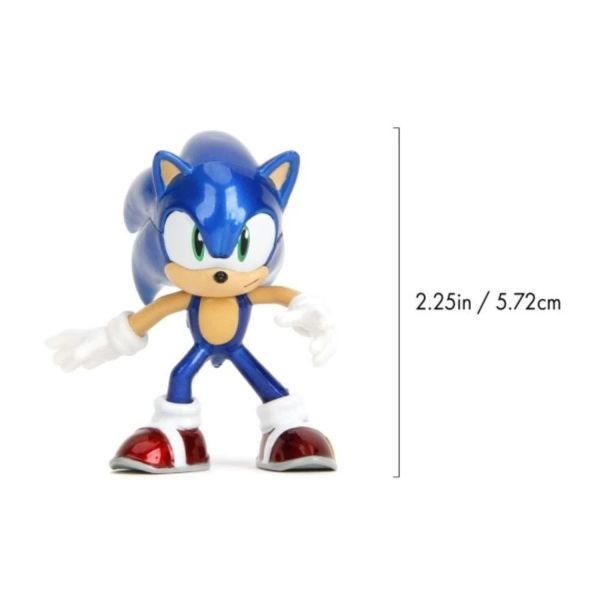 【史派克工廠】結單25年5月 JADA 音速小子 sonic 刺猬索尼克 2.5寸 金屬擺件公仔 一套四款 0409 JADA 音速小子 sonic 刺猬索尼克 2.5寸 金屬擺件公仔 一套四款