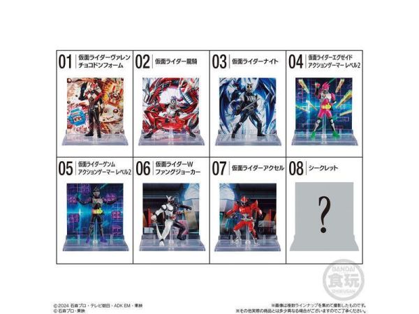 【史派克工廠】結單25年5月 萬代 MICRO STATUE COLLECTION 假面騎士 第2彈 中盒8入 0210 萬代 MICRO STATUE COLLECTION 假面騎士 第2彈 中盒8入
