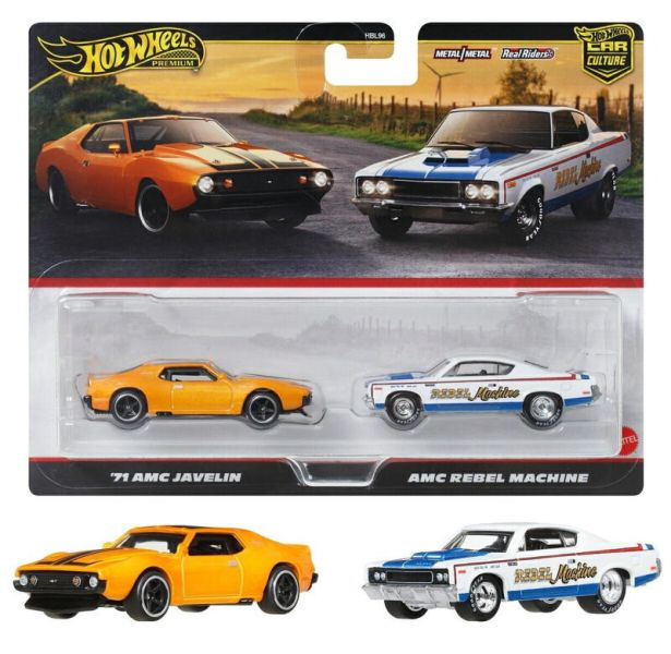 【史派克工廠】結單25年3月 Hot wheels 2入套組 AMC Javelin/Rebel Machin 0103 Hot wheels 2入套組 AMC Javelin/Rebel Machin