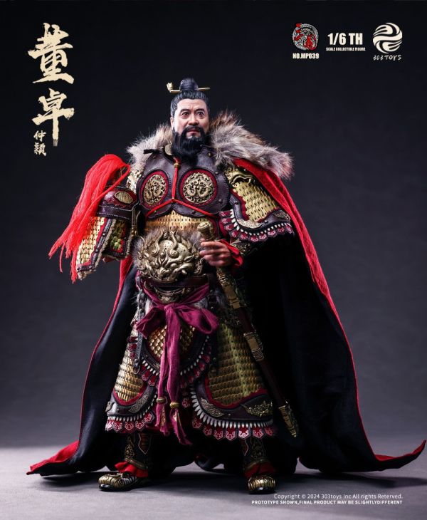【史派克工廠】結單免運25年Q1 303TOYS 1/6 郿侯 董卓仲穎 純銅標準版 純銅豪華版 絕影戰馬 訂 1220 303TOYS 1/6 郿侯 董卓仲穎 純銅標準版 純銅豪華版 絕影戰馬 訂