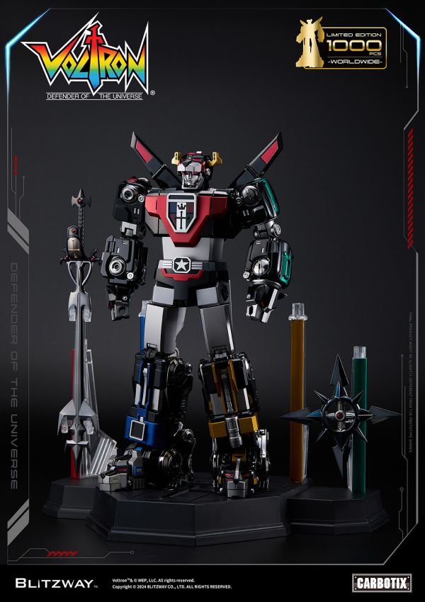 【史派克工廠】結單 預購免運Q2 Blitzway CARBOTIX 黑色 限量版 百獸王Voltron 聖戰士 訂 0226 Blitzway CARBOTIX 系列 黑色 限量版 百獸王Voltron 聖戰士