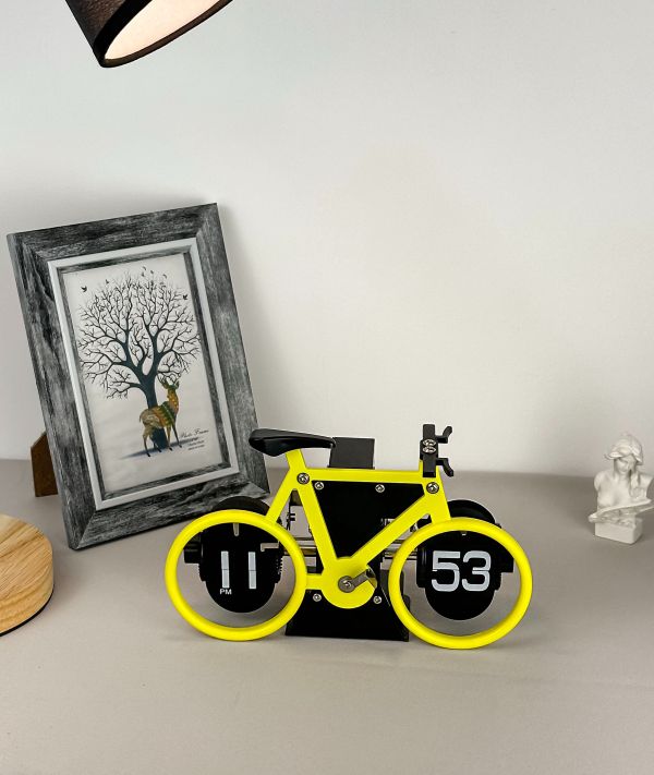 【史派克工廠】結單免運26年1月 MIDCLOCK 桌面自動翻頁時鐘 一代自行車 12小時制 6色 0130 MIDCLOCK 桌面自動翻頁時鐘 一代自行車 12小時制 6色