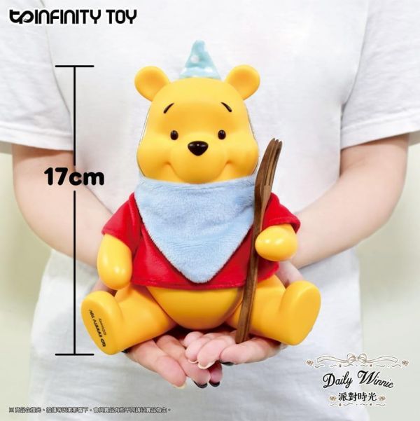 【史派克工廠】結單 免運9月 INFINITY TOY 小熊維尼 日常維尼 派對時光 約17公分 微可動 軟膠 0819 INFINITY TOY 小熊維尼 日常維尼 派對時光 約17公分 微可動 軟膠