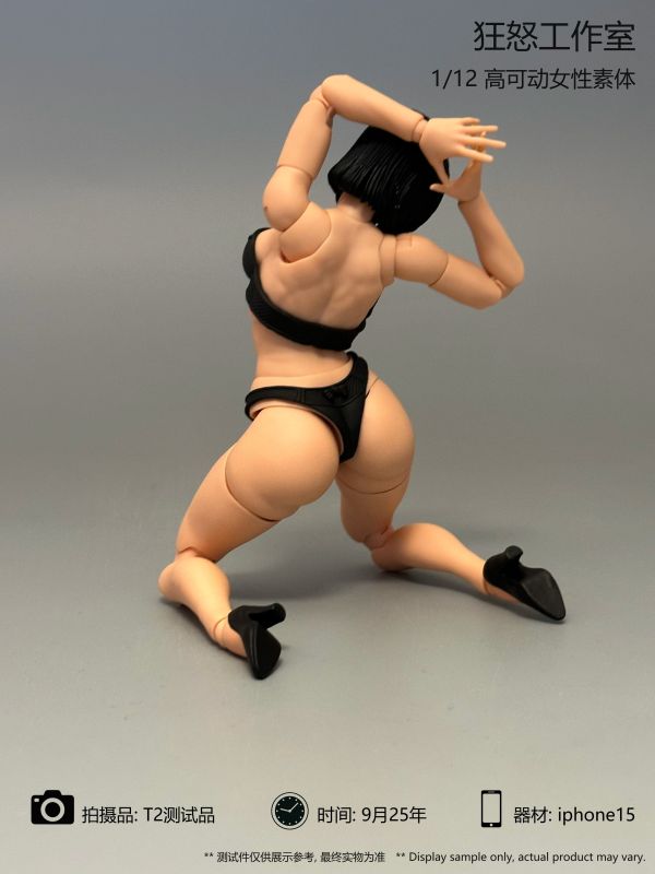 【史派克工廠】預購免運25年10月 狂怒工作室 高可動女性美學素體 可動人偶 1/12 1017 狂怒工作室 高可動女性美學素體 可動人偶 1/12