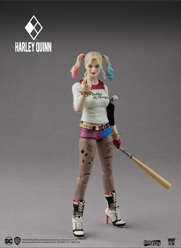 【史派克工廠】結單 預購免運23年9月 Fondjoy DC 正義聯盟 1/9 小丑女 可動 0829 Fondjoy DC 正義聯盟 1/9 小丑女 可動