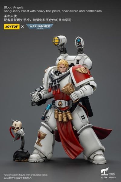 【史派克工廠】結單25年9月 JOYTOY 聖血天使 配備重型爆矢手槍 鏈鋸劍和醫療儀的聖血祭司 1/18 0808 JOYTOY 聖血天使 配備重型爆矢手槍 鏈鋸劍和醫療儀的聖血祭司 1/18