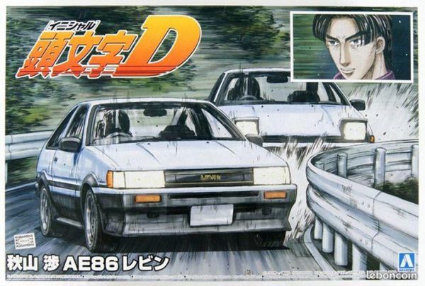 【史派克工廠】結單 預購24年10月 AOSHIMA 青島社 1/24 頭文字D 秋山涉 AE86 0612 AOSHIMA 青島社 1/24 頭文字D 秋山涉 AE86