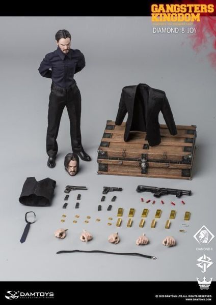 【史派克工廠】結單 預購Q1 DAMTOYS 1/6 黑幫王國--方塊8 喬伊/JOY 可動人偶 #GK028 A款 0630 DAMTOYS 1/6 黑幫王國--方塊8 喬伊/JOY 可動人偶 #GK028 A款