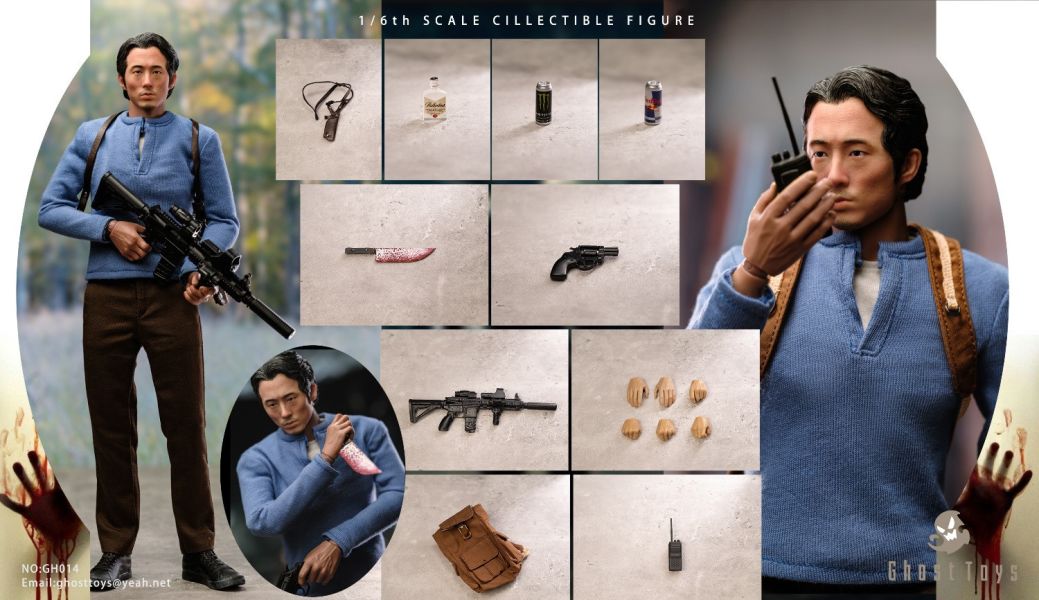 【史派克工廠】結單免運25年Q2 Ghost toys 1/6 陰屍路 GH-013尼根 格倫 & 雙人套裝 0306 Ghost toys 1/6 陰屍路 GH-013尼根 格倫 & 雙人套裝