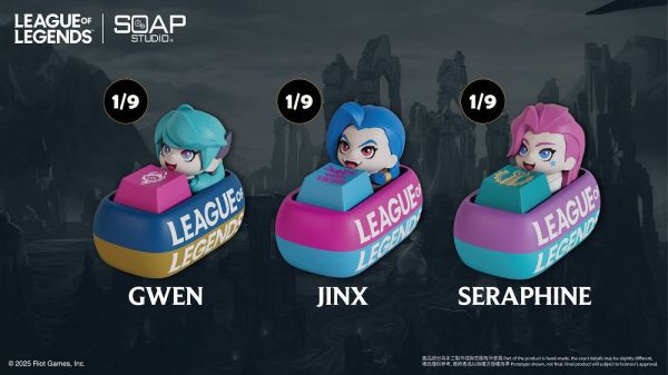 【史派克工廠】結單免運26年Q1 野獸國 SOAP STUDIO LG800 英雄聯盟 鍵盤按鍵 一中盒9入 1030 野獸國 SOAP STUDIO LG800 英雄聯盟 鍵盤按鍵 一中盒9入