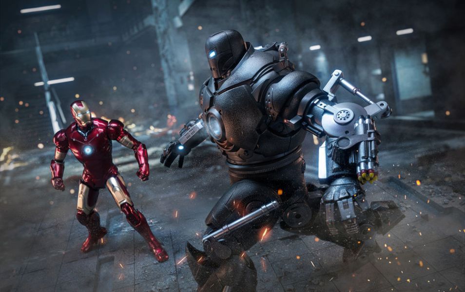 【史派克工廠】結單 預購24年Q4 中動 鋼鐵人 Mark III ＆ 鐵霸王 7吋可動人偶 雙入組 0531 中動 鋼鐵人 Mark III ＆ 鐵霸王 7吋可動人偶 雙入組