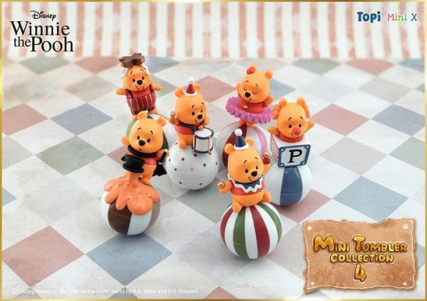 【史派克工廠】結單免運26年6月 TOPI Mini-X 不倒翁公仔收藏4 小熊維尼 一中盒6入 0202 TOPI Mini-X 不倒翁公仔收藏4 小熊維尼 一中盒6入