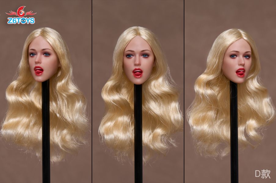 【史派克工廠】結單預購免運24年10月 Z6TOYS 1/6 性感表情 可動眼女頭雕ZC009 ABCDEF共6款 0911 Z6TOYS 1/6 性感表情 可動眼女頭雕ZC009 ABCDEF共6款