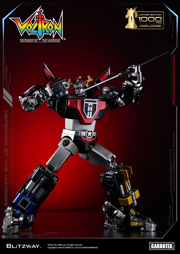 【史派克工廠】結單 預購免運Q2 Blitzway CARBOTIX 黑色 限量版 百獸王Voltron 聖戰士 訂 0226 Blitzway CARBOTIX 系列 黑色 限量版 百獸王Voltron 聖戰士