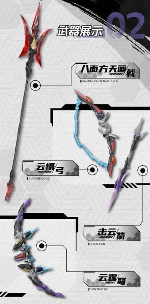 【史派克工廠】預購免運Q2 代理版 摩動核 星魂將 呂布 搖光宮 破軍星君 超可動組裝 MNP-XH15A 0203 摩動核 星魂將 呂布 搖光宮 破軍星君 超可動組裝 組裝模型