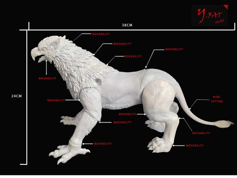 【史派克工廠】預購免運5月 Y.FAT D20STUDIO 工作室 獅鷲 普通鞍座版 適配1/12比例人偶 1214 Y.FAT D20STUDIO 工作室 獅鷲 普通鞍座版 適配1/12比例人偶