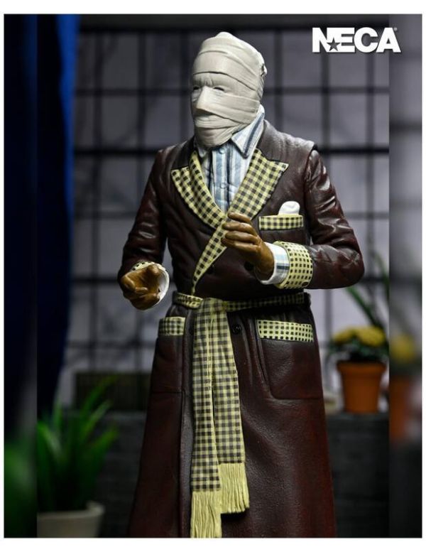 【史派克工廠】現貨 NECA 環球怪物 隱形人 Kemp House 彩色 7吋 可動人偶 0913 NECA 環球怪物 隱形人 Kemp House 彩色 7吋 可動人偶