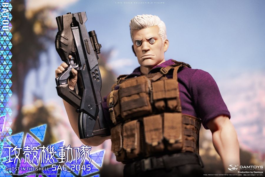 【史派克工廠】結單免運25年Q3 DAMTOYS 1/6 攻殼機動隊 SAC 2045 巴特 可動 DMS04 0115 DAMTOYS 1/6 攻殼機動隊 SAC 2045 巴特 可動 DMS04