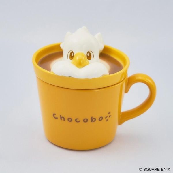 【史派克工廠】結單25年4月 SQEX FINAL FANTASY 拿鐵藝術馬克杯 陸行鳥Chocobo 1115 SQEX FINAL FANTASY 拿鐵藝術馬克杯 陸行鳥Chocobo