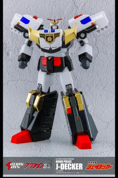 【史派克工廠 】結單免運25年10月 Action Toys 勇者警察 J-DECKER傑德卡 可動合金完成品 0212 Action Toys 勇者警察 可動合金完成品
