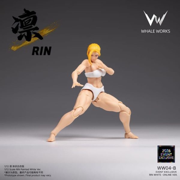 【史派克工廠】結單 免運27年Q2 鯨工坊 凜 RIN 1/12塗裝素體 WF展會限定網路版 可動人偶 0923 鯨工坊 凜 RIN 1/12塗裝素體 WF展會限定網路版 可動人偶