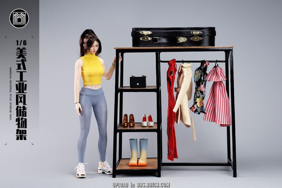 【史派克工廠】結單25年Q1 MMMTOYS 1/6 美式工業風儲存架 M2420 1220 MMMTOYS 1/6 美式工業風儲存架 M2420