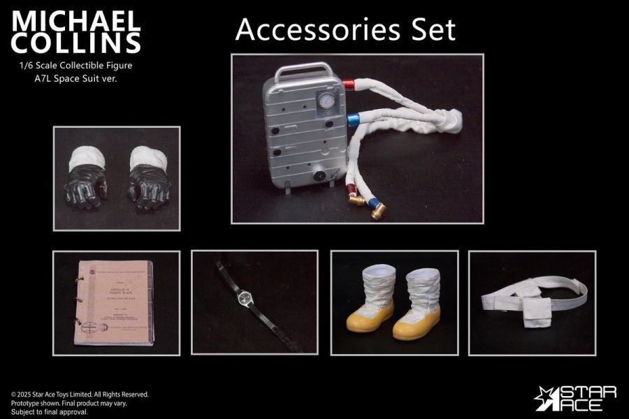 【史派克工廠】結單免運25年Q3 Star Ace Toys 1/6 麥可柯林斯 SA0157 配件套裝 0527 Star Ace Toys 1/6 麥可柯林斯 SA0157 配件套裝