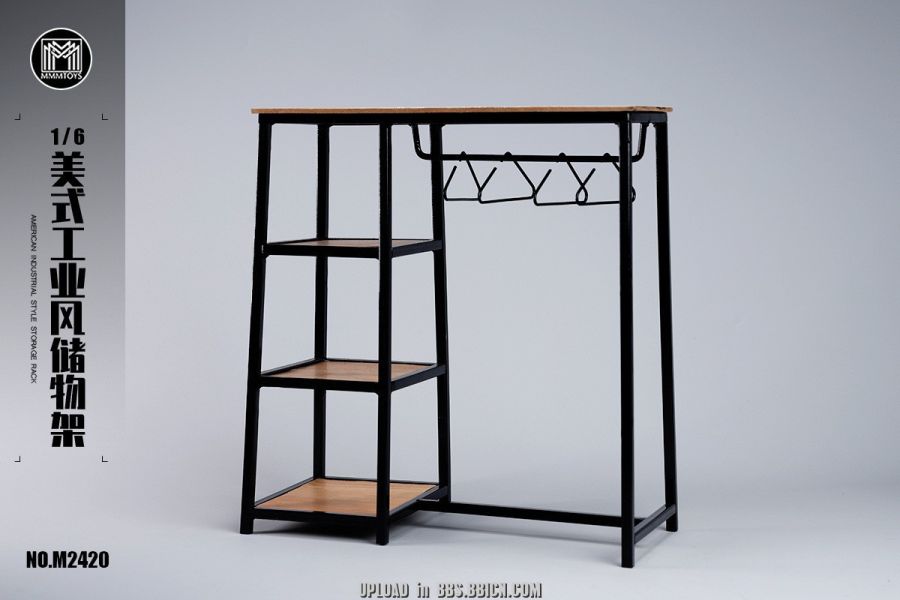 【史派克工廠】結單25年Q1 MMMTOYS 1/6 美式工業風儲存架 M2420 1220 MMMTOYS 1/6 美式工業風儲存架 M2420