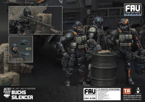 【史派克工廠】結單 預購4月 TOYS ALLIANCE 酸雨戰爭 Acid Rain FAV-A100 公鹿滅聲者 1009 TOYS ALLIANCE 酸雨戰爭 Acid Rain FAV-A100 公鹿滅聲者