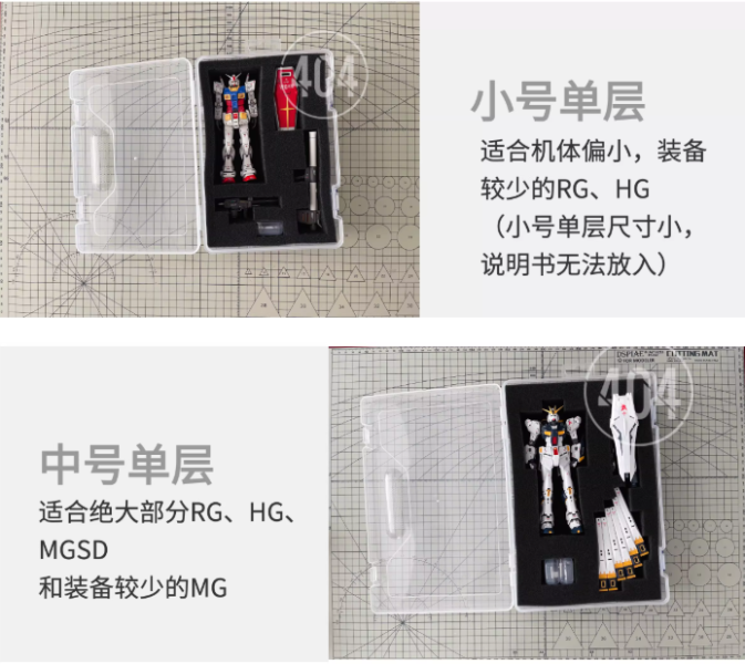 【史派克工廠】結單免運26年4月 404模型收納 鋼彈模型 小&中 單層透明展示盒 0330 404模型收納 鋼彈模型 小&中 單層透明展示盒