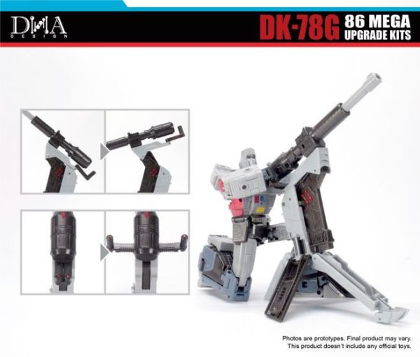 【史派克工廠】預購26年3月 DNA DESIGN DK-78G 86 MEGA 重型加農砲模式套件 1230 DNA DESIGN DK-78G 86 MEGA 重型加農砲模式套件