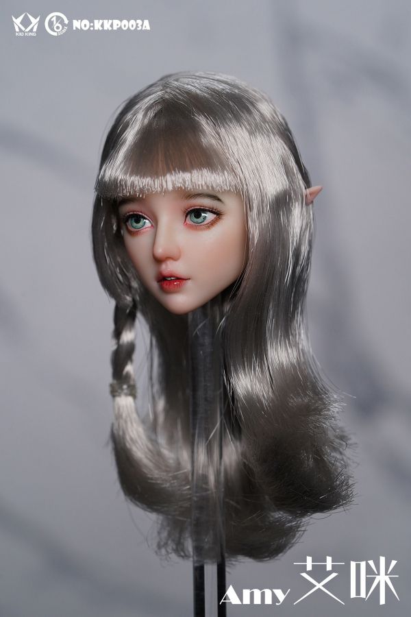 【史派克工廠】結單 預購9月 KID KING 1/6 妖精艾咪 AMY植睫毛頭雕 NO:KKP003 ABCD四款 0831 KID KING 1/6 妖精艾咪 AMY植睫毛頭雕 NO:KKP003 ABCD四款