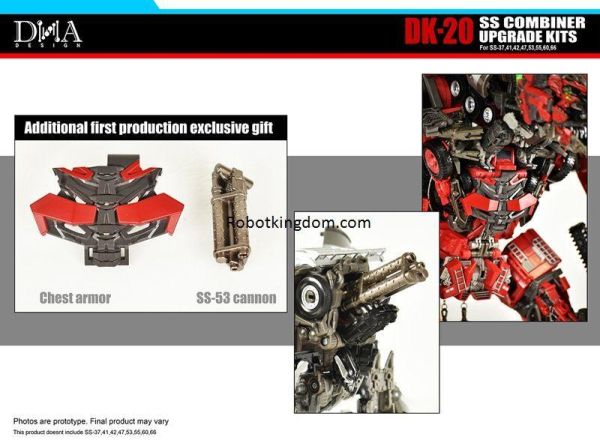 【史派克工廠】預購免運26年8月 DNA DK20 大力神配件包 ND 不含主體 再版 0525 DNA DK20 大力神配件包 ND 不含主體 再版