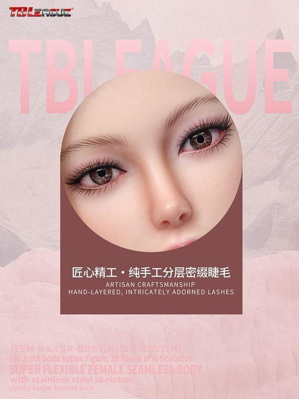 【史派克工廠】預購免運Q3 TBL 1/6 窄肩寬臀 靈眸匠心 鉑金矽膠手工睫毛 SR-BD01/02 0604 TBL 1/6 窄肩寬臀 靈眸匠心 鉑金矽膠手工睫毛 SR-BD01/02