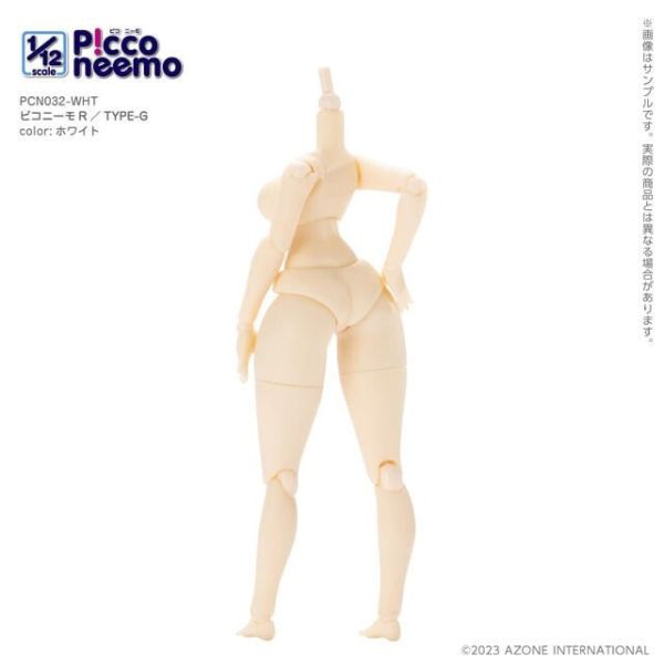 【史派克工廠】結單 預購2月 AZONE 1/12 Picconeemo R G型 女性素體 PCN032-WHT 0206 AZONE 1/12 Picconeemo R G型 女性素體 PCN032-WHT
