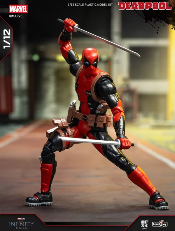 【史派克工廠】結單免運25年3月 FondJoy 泛樂 死侍 組裝模型 1/12 6寸可動 0226 FondJoy 泛樂 死侍 組裝模型 1/12 6寸可動