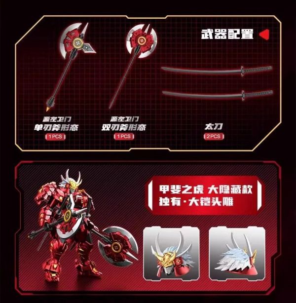 【史派克工廠】預購免運2月 森寶 MOSHOWTOYS 模壽 先祖效應 甲斐之虎 天流級 常規第二 中盒6入 0122 森寶 MOSHOWTOYS 模壽 先祖效應 甲斐之虎 天流級 常規第二 中盒6入